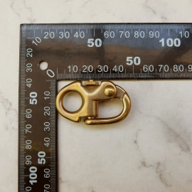 Карабин декоративный, 12х48мм, латунь