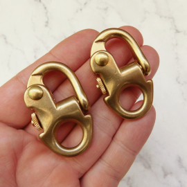 Карабин декоративный, 12х48мм, латунь