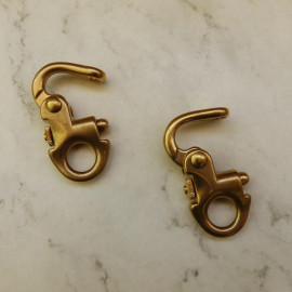 Карабин декоративный, 12х48мм, латунь