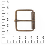Пряжка роликовая  38 мм. Антик