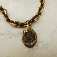 Латунный брелок-подвеска "Камень", литьё Латунный брелок-подвеска "Камень", литьё