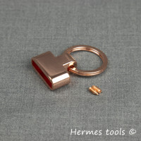 Основа для брелка. Фурнитура для брелоков. Медь