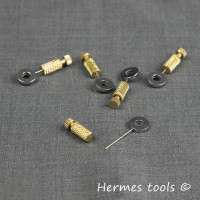 Зажим - шпилька для кожи. 5 штук. 6-12 мм Зажим - шпилька для кожи. 5 штук. 6-12 мм