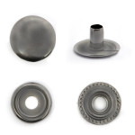 Кнопка кольцевая 15 мм. Блэк никель