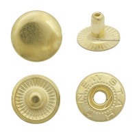 Кнопка пружинная 12.5 мм. Золото Кнопка пружинная 12.5 мм. Золото