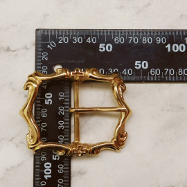 Пряжка декоративная #12, 40мм, латунь