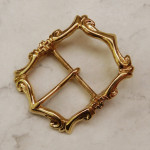 Пряжка декоративная #12, 40мм, латунь