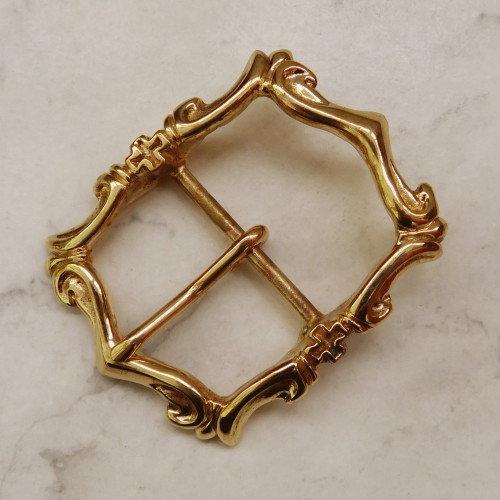 Пряжка декоративная #12, 40мм, латунь