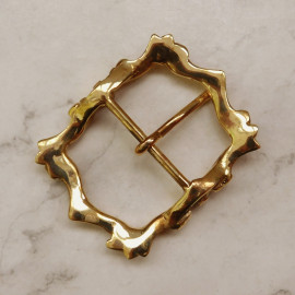 Пряжка декоративная #12, 40мм, латунь