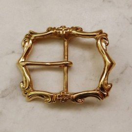 Пряжка декоративная #12, 40мм, латунь