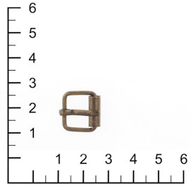 Пряжка роликовая 15 мм Антик