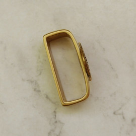 Тренчик (шлевка) с кончо "HD", латунь, 40мм