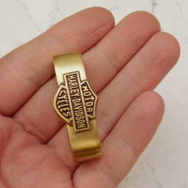 Тренчик (шлевка) с кончо "HD", латунь, 40мм