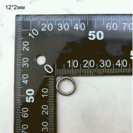 Кольцо соединительное, 10х2,0 и 12х2,0мм, нержавейка