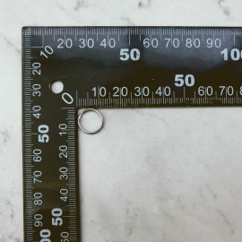 Кольцо из нержавейки, заводное, 10, 12, 15, 20, 25мм