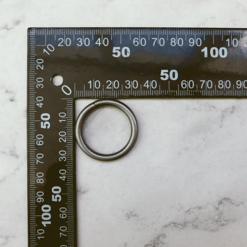 Кольцо со стыком 16х3, 20х4, 25х4мм, металл, цвет - антик серебро