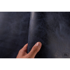 №114 Cinque stelle Texas Дарк Блю 1,2-1,4 мм Лот из 2 листов 20*30 см 2 сорт