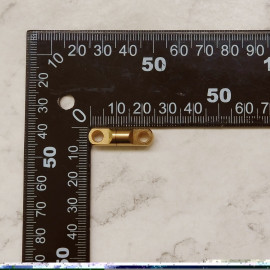 Коннектор для брелков и цепочек, латунь, 5, 6 и 7мм