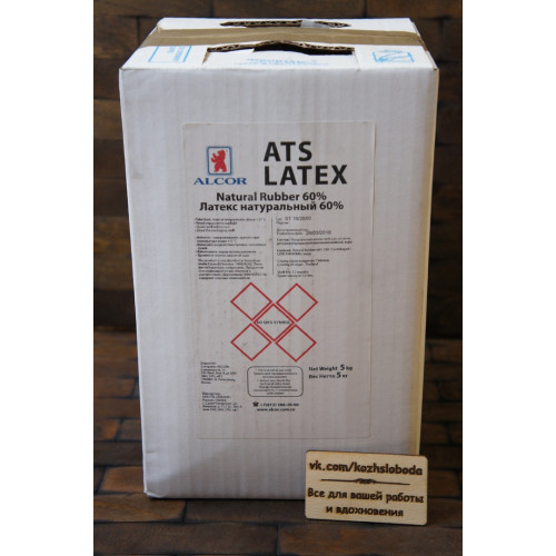 Латексный клей ATS LATEX на водной основе.