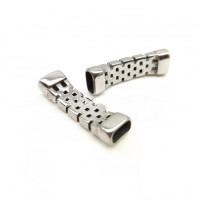 Коннектор 8х4 мм для плоских браслетов Сталь B38 Коннектор 8х4 мм для плоских браслетов Сталь B38