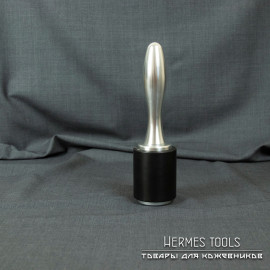 Киянка кожевенная.  Для тиснения и пробойников. Серая ручка