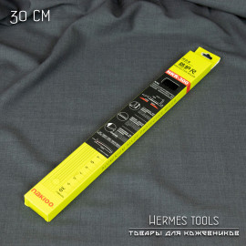 Линейка металлическая с упором. 30 см