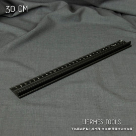 Линейка металлическая с упором. 30 см