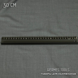 Линейка металлическая с упором. 30 см