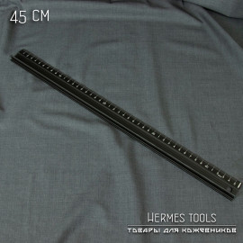 Линейка металлическая с упором. 45 см