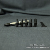 Пробойник круглый, со сменными насадками. 2.0 - 4.5 мм Пробойник круглый, со сменными насадками. 2.0 - 4.5 мм