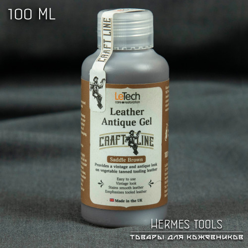 Антик-Гель для кожи. Коричневый.  Leather Antique Gel