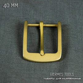 Пряжка для ремня латунная. 40 мм. ПРЛ-518