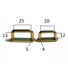 Крепление Рамка латунь 20 и 25 мм
