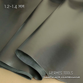 Кожа пылевидная. 40 дм2. Черная 1,2-1,4 мм