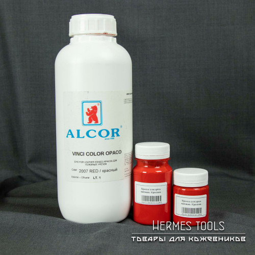 Краска для уреза (торца), красная, матовая. ALCOR