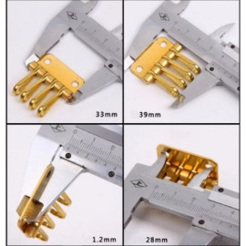 Заготовка для ключницы Латунь 4-6 карабинов