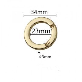 Кольцо-карабин разъемное 23 мм