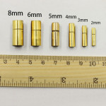 Застежка 2-8 мм для браслета Цилиндр ⠀