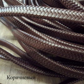 Шнур плоский плетеный 12х6 мм 20 см ⠀