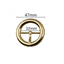 Пряжка 31 мм круглая с перекладиной Z32  ⠀