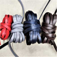 Шнур кожаный плоский 5х2 мм ⠀