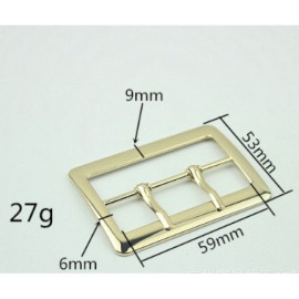 Пряжка 59 мм с перекладиной два язычка Z59