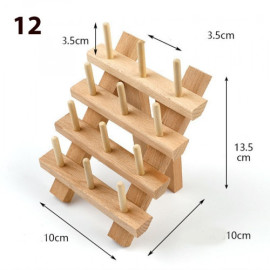 Органайзер-подставка для катушек, дерево
