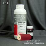 Краска для кожи. Красная 33009. Toledo Super 1 литр