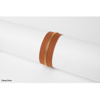 Молния YKK | № 3 | Латунь | Горчичный |