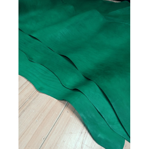 УЦЕНКА Кожа юфть ворот 1.2-1.4 цвет Зеленый