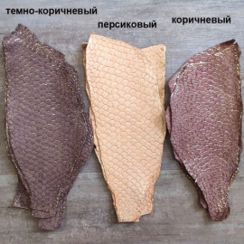Кожа рыбы 0,7 мм Карп с блестящими чешуйками