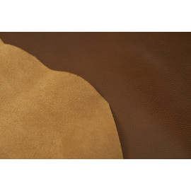 №700 Otto­cento Toro marrone 1,5-1,6мм Лот из 3 листов 20*30 см, уценка