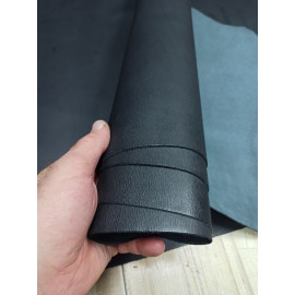 СКИДКА Кожа 1.0-1.2 Biancheria Nero Wax