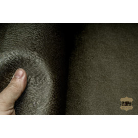 №373 Сафьяно Rinaldi Epsom Oliva splendente 1,2-1,3 мм 20*30 см
